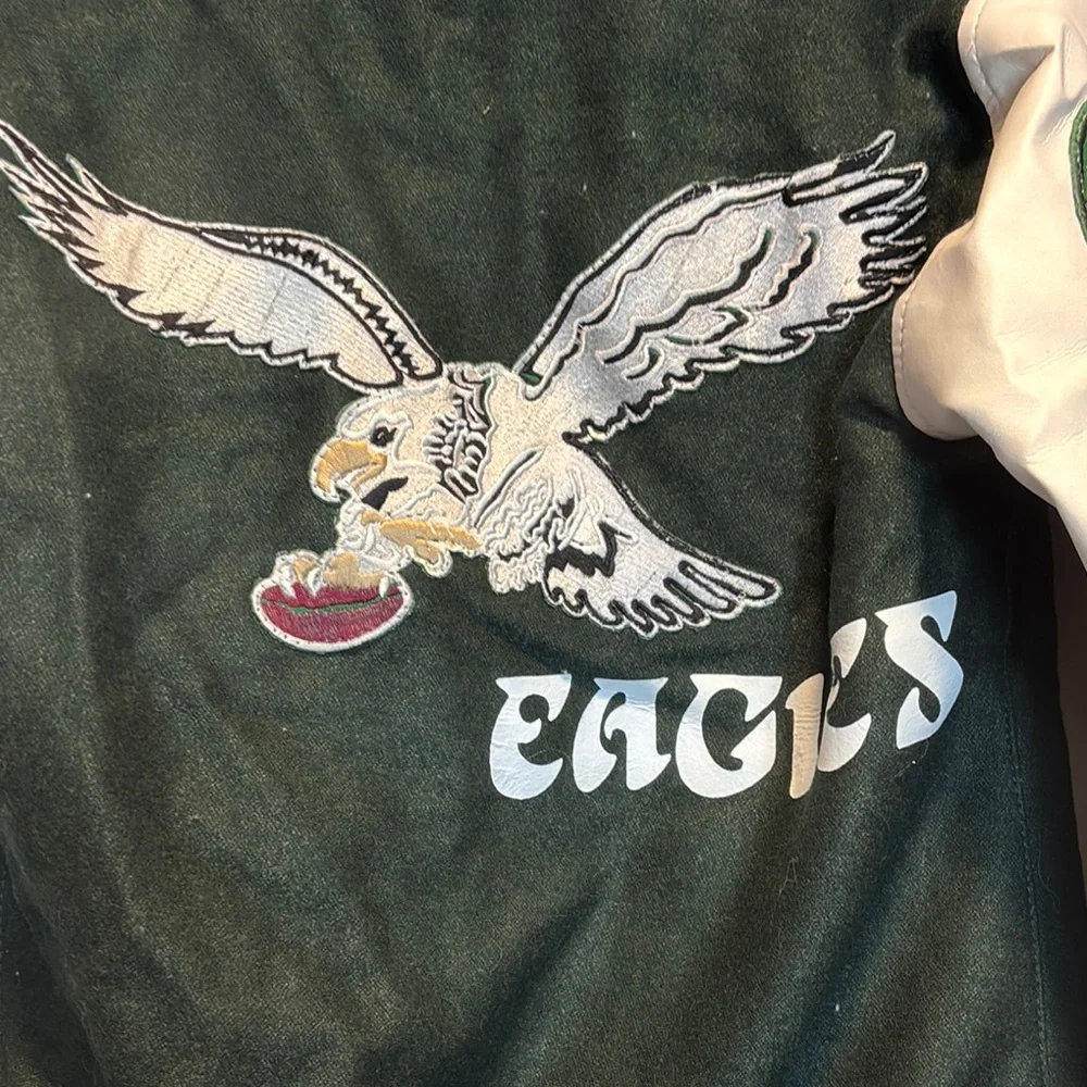 Philadelphia Eagles Varsity Jacket-Princess Diana - Picture 7 of 8
